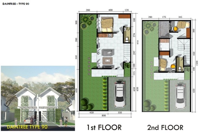 Brosur tipe daintree