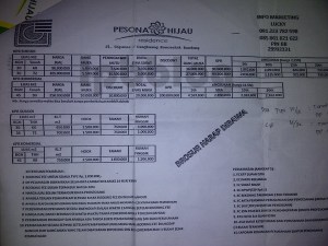 daftar harga pesona hijau