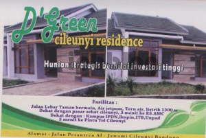 de green cileunyi residence brosur