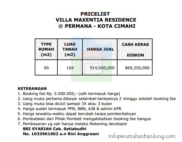 Pricelist_VillaMexenthia copy