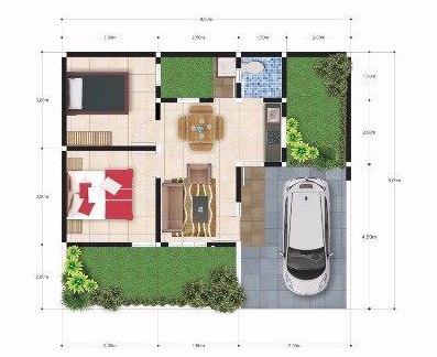 ClusterMiqotCileunyi_DenahRuanganKavABCD