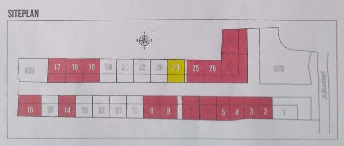 sitePlanClusterBunisariAntapani