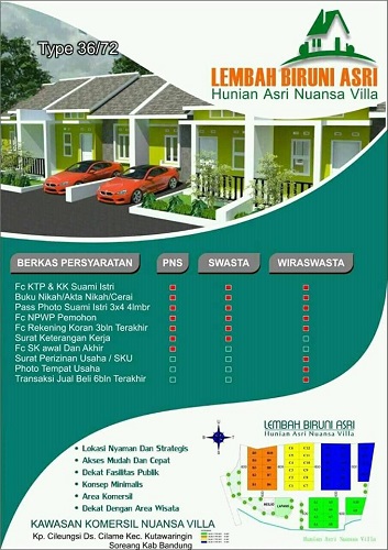 Brosur_perumahan di bandung_LembahBiruniAsri