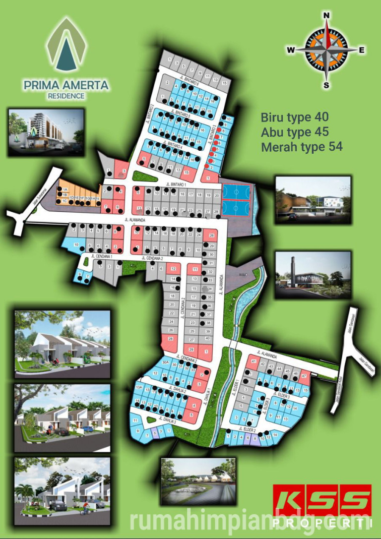 SitePlan_perumahan di soreang_PrimaAmerta
