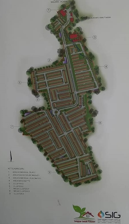 sitePlans_perumahan di bandung_SanggarIndahPalastri