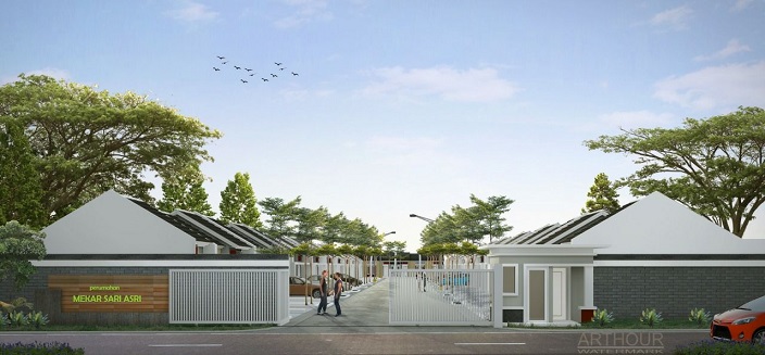 DesainGate_perumahan di ciparay_MekarSariAsri