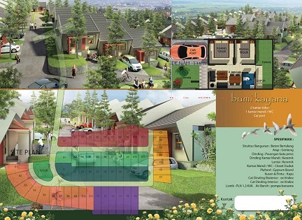 brosurSitePlan_perumahan di bandung_BumiKayana