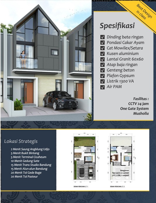 DesainDenah_developer syariah di bandung_KalycaVillage