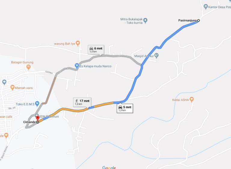 JarakKeSDNPAsirHuni_Perumahan di bandung_persadaRoyalView