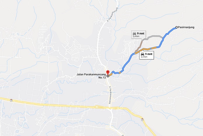 PetaLokasi_Perumahan di bandung_persadaRoyalView