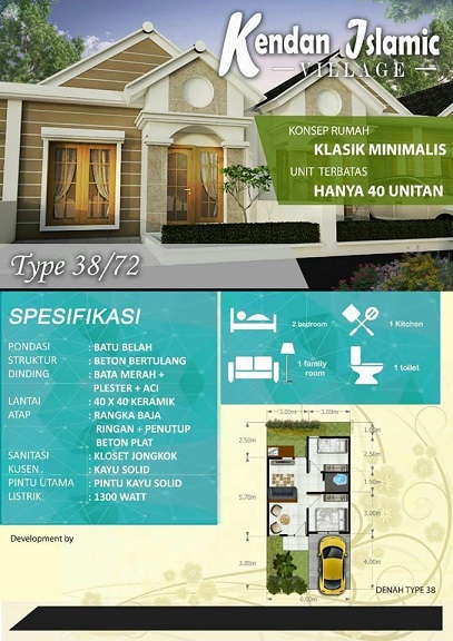 Tipe38_72_Developer Syariah di Bandung_KendanVillage_UpdateDesember19