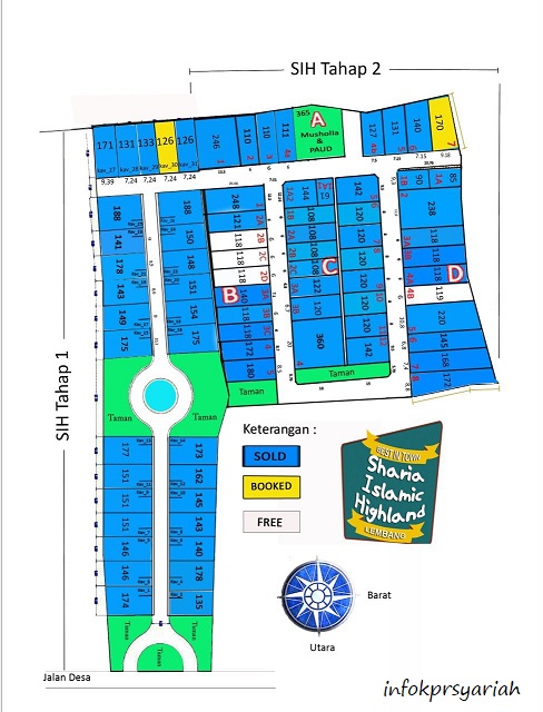 SitePlan_Developer Syariah Bandung_ShariaISlamicHighlandJan2020