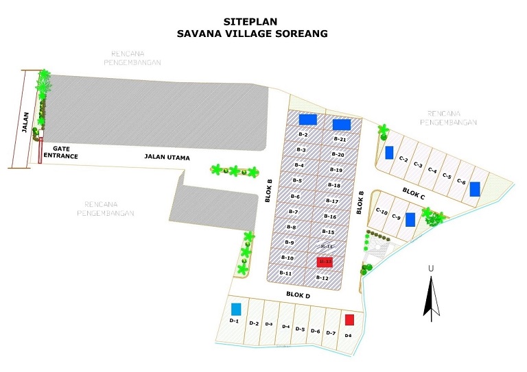 SitePlan_developer syariah di bandung_SavanaVillageSoreang