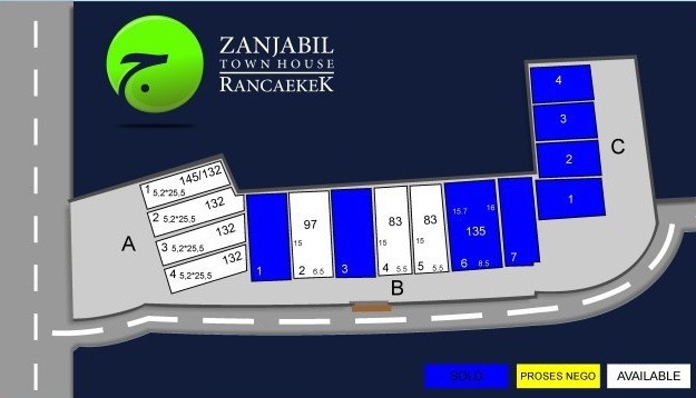 Site Plan Zanjabil TH Rancaekek Perumahan di Bandung